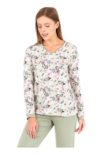 Blackspade Women's Long Pajama Set 50676 - Printed