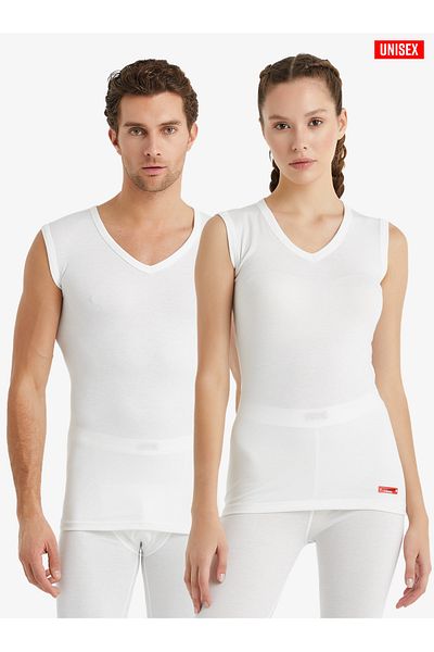 Blackspade Unisex Θερμικό T-Shirt 2ο Επίπεδο 9243 - Λευκό