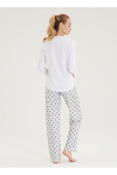 Blackspade Set pijamale pentru femei 50439 - alb