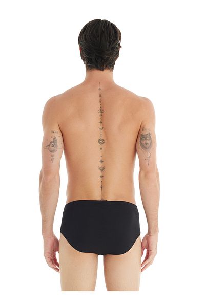 Blackspade Ανδρικό Slip Panties Silver 9311 - Μαύρο