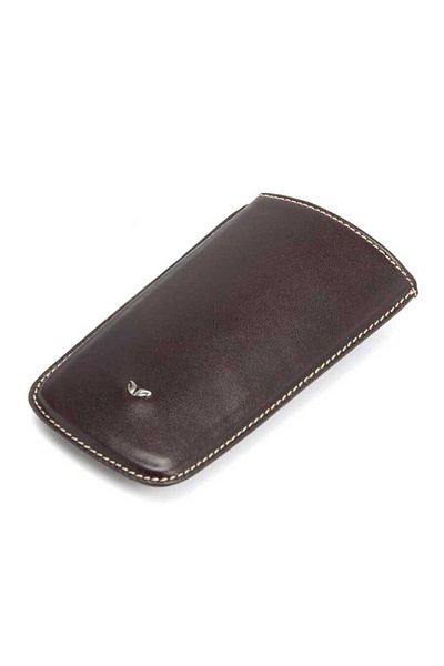 Tergan Brown Genuine Leather Unisex Keychain - S1An 00000233 -A98