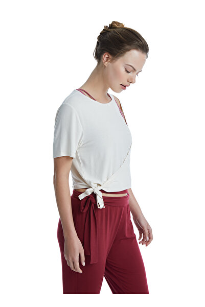 Blackspade Γυναικείο T-Shirt Κρεμ Κρεμ - 70526