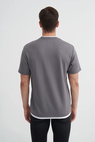 Cazador Μπλουζάκι Regular Fit Crew Neck χτενισμένο βαμβακερό 4003