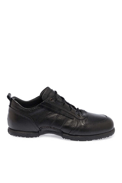 Tergan Siyah Hakiki Deri Erkek Sneaker - E23S1AY56504-A41