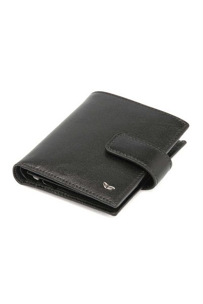 Tergan Black Genuine Leather Men's Wallet - S1Ce 00001623 -B06