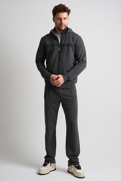 Shooter Sportswear Κλασικό ανδρικό σετ αθλητικής φόρμας Άνετη εφαρμογή με αφαιρούμενη κουκούλα
