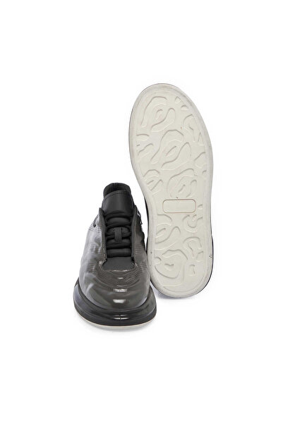 Tergan Gri Hakiki Rugan Deri Erkek Sneaker - E23S1AY56380-C76