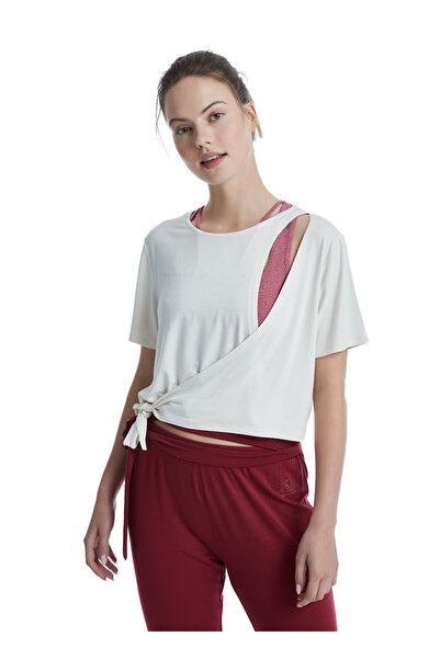 Blackspade Γυναικείο T-Shirt Κρεμ Κρεμ - 70526