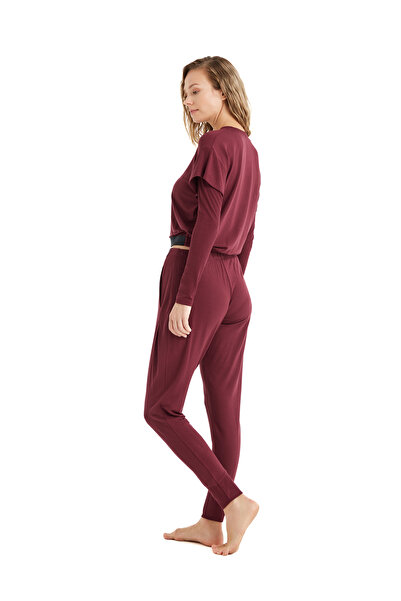Blackspade Kadın Pijama Altı 51643 - Bordo