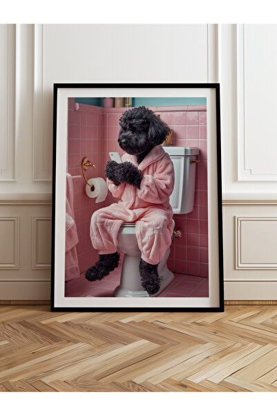 HOMEPACK Tekli Ahşap Çerçeveli Tablo Tek Parça Poster Tablo TK/982