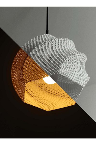 3D Brothers SOFIA RippleMesh Lampshade - Elegant and Modern Light Cover