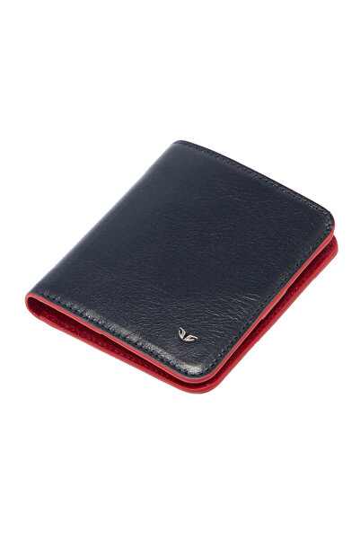 Tergan Navy Blue Genuine Leather Men's Wallet - S1Ce00001594-Z47