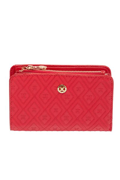 Tergan Red Print Women's Wallet - S1Cb00055815-S4R