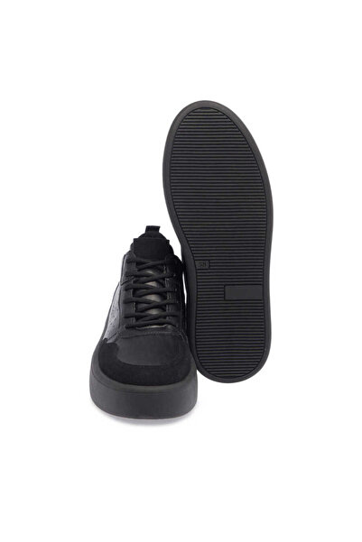 Tergan Siyah Vegan Kadın Sneaker - K23S1AY66893-D62