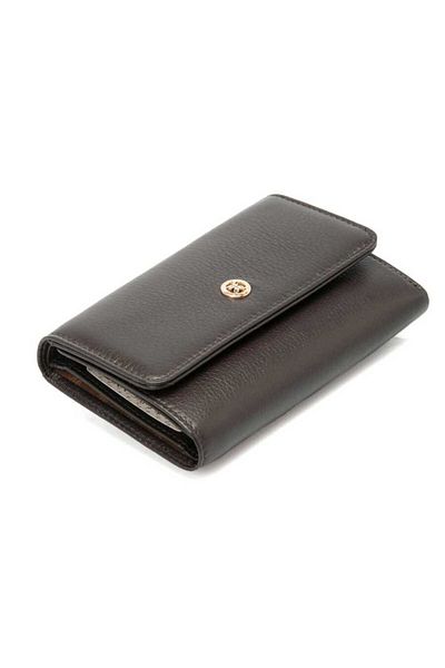 Tergan Brown Leather Women's Wallet - S1Cb 00005730 -A87