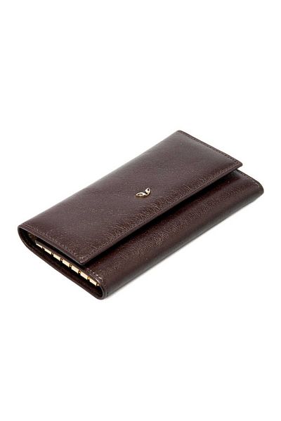 Tergan Brown Genuine Leather Unisex Keychain - S1An 00000080 -B07