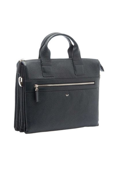 Tergan Navy Blue Genuine Leather Men's Briefcase - S1Ev 00021368 -A38