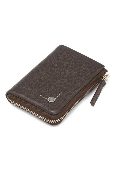 Tergan Brown Genuine Leather Men's Keychain - S1An 00000252 -A7P