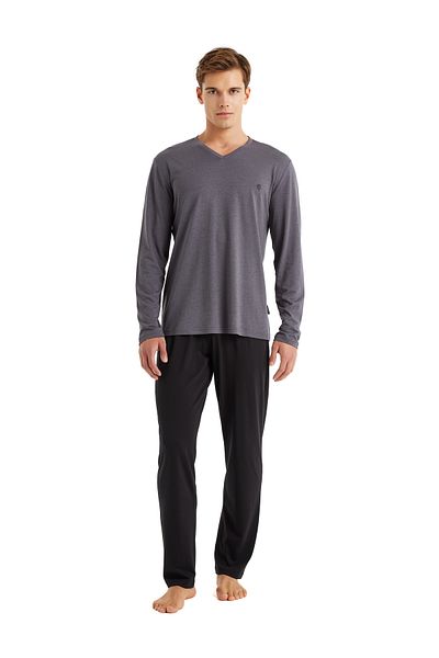 Blackspade Men's Pajama Set - Anthracite 40572