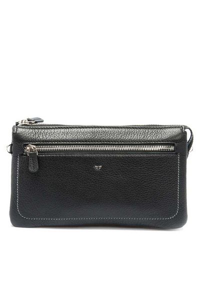 Tergan Geantă clutch pentru bărbați din piele neagră - S1PC00002998-A6F