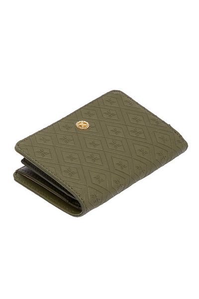 Tergan Green Print Women's Wallet - S1Cb00055815-T5I