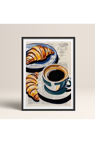 HOMEPACK Pictură cu un singur cadru din lemn Pictură poster dintr-o bucată TK/1006