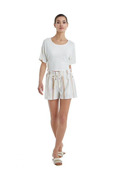 Blackspade Γυναικείο T-Shirt 60394 - Κρεμ