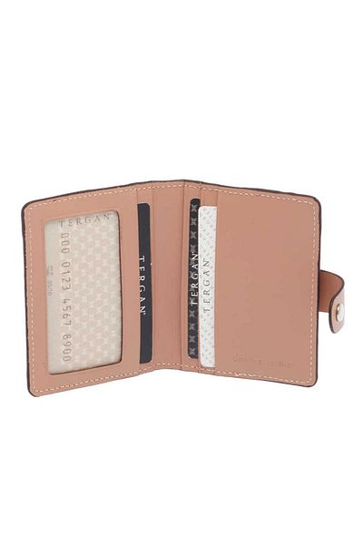 Tergan Powder Genuine Leather Unisex Credit Card Holder - S1Kk 00001653 -L5C