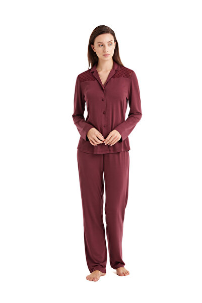 Blackspade Claret Red Women's Pajama Set 51606