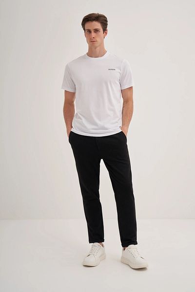 Cazador Μπλουζάκι Jazz 4233 Crew Neck Regular Fit Βαμβακερό μονόχρωμο μπλουζάκι