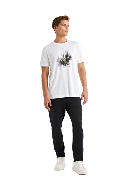 Blackspade Λευκό ανδρικό μπλουζάκι 40614