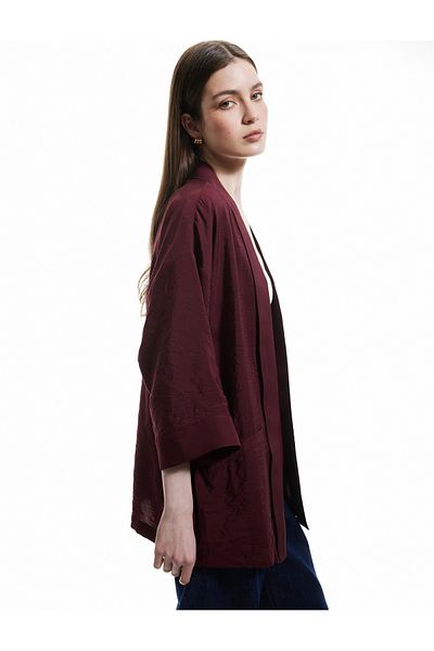 Koton Kimono cu mâneci largi 3/4 cu buzunare din țesătură modal