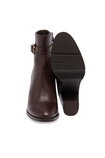 Tergan Kahve Deri Kadın Klasik Bot - K23K1BT67037-D38