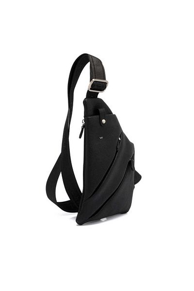 Tergan Black Genuine Leather Men's Crossbody Bag - S1Ac 00021439 -A6F
