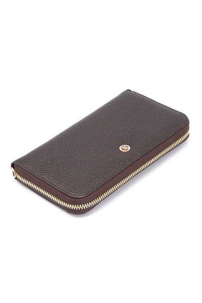 Tergan Brown Leather Women's Wallet - S1Cb 00005734 -A42