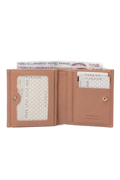 Tergan Powder Genuine Leather Women's Wallet - S1Cb 00005627 -I0U