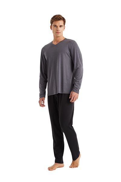 Blackspade Men's Pajama Set - Anthracite 40572