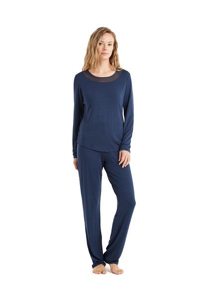 Blackspade Women's Pajama Set 51609 - Navy Blue