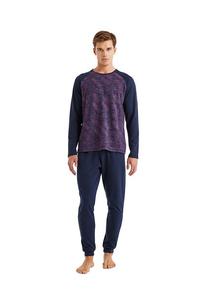 Blackspade Σετ ανδρικές πιτζάμες Thermal με σχέδιο 40582