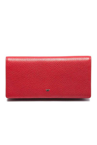 Tergan Red Leather Women's Wallet - S1Cb 00005685 -B68