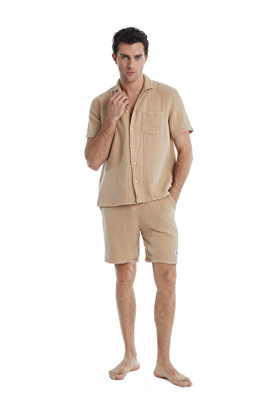 Blackspade Ανδρικό πουκάμισο 10516 - Μπεζ