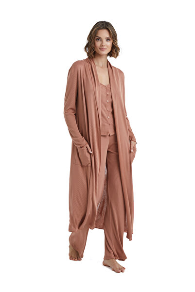 Blackspade Kadın Sabahlık 51341 - Kahverengi