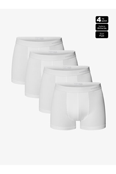 Blackspade Ανδρικά εσώρουχα Boxer 4 Pack Daily Comfort 9690 - Λευκό