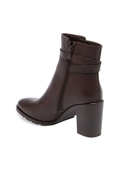 Tergan Kahve Deri Kadın Klasik Bot - K23K1BT67037-D38