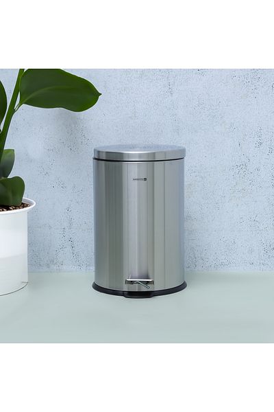 ROYALFORD Stainless Steel Pedal Bin, 20L Fingerprint Proof RF5128