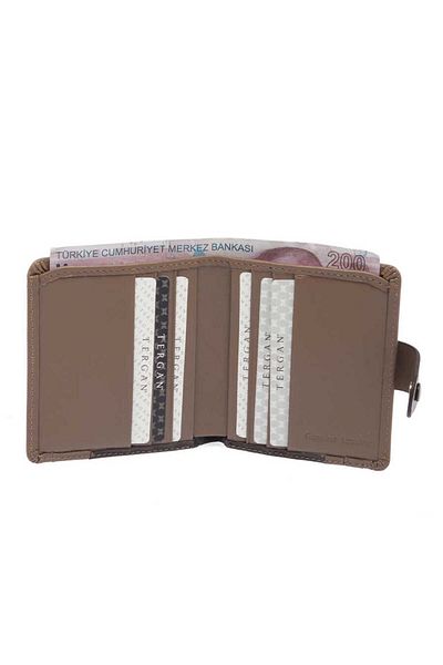 Tergan Brown Genuine Leather Men's Wallet - S1Ce 00001652 -U9D
