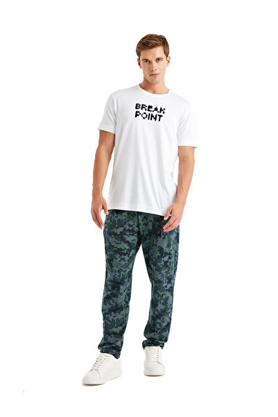 Blackspade Λευκό ανδρικό μπλουζάκι 40626