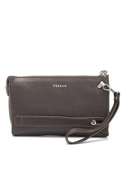 Tergan Kahve Hakiki Deri Erkek El Çantası - S1PC00021217-A7P