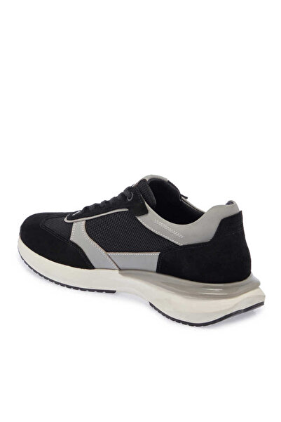 Tergan Siyah Hakiki Deri Erkek Sneaker - E24I1AY56693-A01