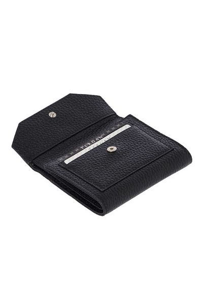 Tergan Women's Black Leather Wallet - S1Cb 00005809 -A41